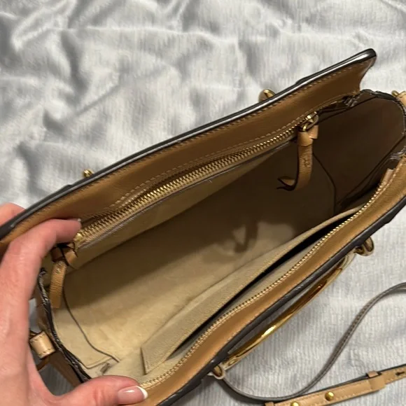 Chloe Pixie Medium Tan Leather Bag - Picture 7 of 11